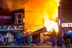 Hiện trường vụ nổ. (Nguồn: Leicester Mercury)