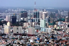 Một góc Thành phố Hồ Chí Minh. (Ảnh: Trọng Đức/TTXVN)
