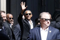 Cựu Tổng thống Mỹ Obama tại Italy. (Nguồn: AP)
