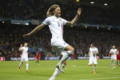 Birkir Bjarnason đã làm tung lưới Bồ Đào Nha mang 1 điểm về cho Iceland. (Nguồn: Getty Images)