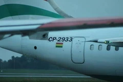 Chiếc máy bay gặp nạn.