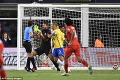 Brazil bị loại bởi bàn thắng tranh cãi. (Nguồn: AFP/Getty Images)