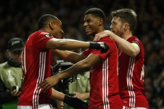 Marcus Rashford đưa Manchester United vào bán kết. (Nguồn: Reuters)