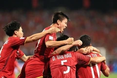 Việt Nam hướng đến chiến thắng đậm trước Campuchia. (Ảnh: Trọng Đạt/TTXVN)