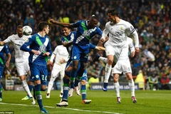 Ronaldo khiến hàng thủ của Wolfsburg trải qua ngày tồi tệ. (Nguồn: DM)