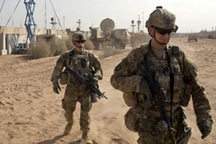 Binh sỹ Mỹ tại Iraq. (Nguồn: AP)