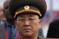 Bộ trưởng Quốc phòng Triều Tiên No Kwang Chol tại Moskva, Nga. (Ảnh: AFP/TTXVN)