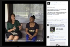 The New York Times dùng Facebook Live. (Nguồn: wan-ifra.org)