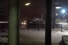 Hình ảnh cuối cùng của chiếc máy bay Tu-154 trước khi rơi xuống biển. (Nguồn: Daily Mail)