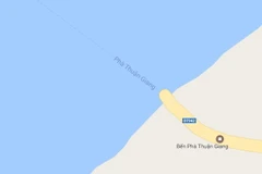 Bản đồ nơi xảy ra vụ tai nạn. 