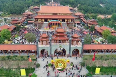 Chùa Ba Vàng. (Nguồn: TTXVN)