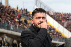 Gattuso hụt mất chiến thắng ở ngày ra mắt. (Nguồn: AFP/Getty Images)