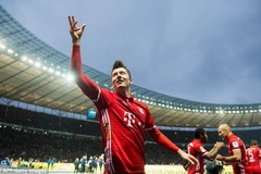 Lewandowski lại sắm vai người hùng của Bayern Munich. (Nguồn: AFP/Getty Images)