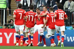 Đội tuyển Nga thắng đậm trước Saudi Arabia. (Nguồn: Getty Images)