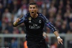 Ronaldo mang chiến thắng về cho Real Madrid trước Bayern. (Nguồn: AFP/Getty Images)