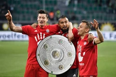 Bayern lần thứ 5 liên tiếp đăng quang ở Bundesliga. (Nguồn: AFP/Getty Images)