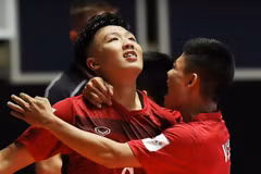 Futsal Việt Nam giành vé vào vòng 1/8 FIFA Futsal World Cup 2016. (Nguồn: Getty Images)