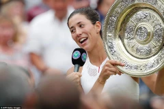 Garbine Muguruza vô địch Wimbledon 2017. (Nguồn: AFP/Getty Images)