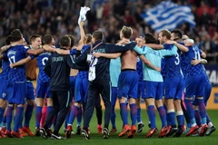 Croatia ăn mừng sau khi chính thức giành vé dự World Cup 2018. (Nguồn: AFP/Getty Images)