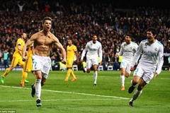 Ronaldo cùng Real Madrid vào bán kết nghẹt thở. (Nguồn: Getty Images)