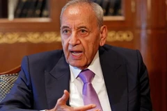 Chủ tịch Quốc hội Liban Nabih Berri. (Nguồn: AP)