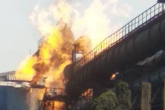 Hiện trường vụ nổ. (Nguồn: hindustantimes)