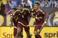 Jose Salomon Rondon (số 9) ghi bàn thắng duy nhất của trận đấu. (Nguồn: nbcsports)