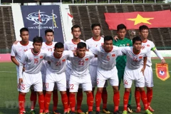 U22 Việt Nam tại giải U22 Đông Nam Á 2019. (Ảnh: Tuấn Cương/TTXVN)