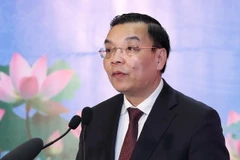 Bộ trưởng Bộ Khoa học và Công nghệ Chu Ngọc Anh phát biểu tại buổi Lễ. (Ảnh: Nhan Sáng/TTXVN)