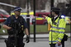 Cảnh sát Anh làm nhiệm vụ. (Nguồn: EPA)