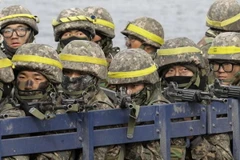 Binh sỹ Hàn Quốc. (Nguồn: AFP)