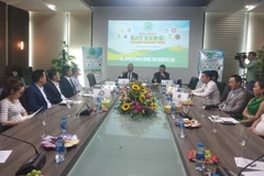 Quang cảnh buổi công bố giải đấu. (Ảnh: Vietnam+)