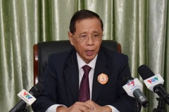 Ông Sok Eysan Ủy viên Trung ương kiêm người phát ngôn đảng Nhân dân Campuchia (CPP). (Ảnh: Minh Hưng-Chanh Đa/TTXVN)
