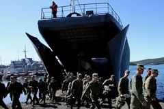 Nga tiến hành tập trận. (Nguồn: Sputnik)