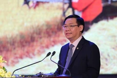 Phó Thủ tướng Vương Đình Huệ phát biểu. (Ảnh: Dương Giang/TTXVN)