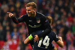 Antoine Griezmann ghi bàn giúp Atletico vào chung kết Champions League. (Nguồn: AFP/Getty Images)