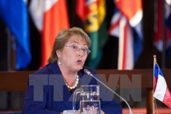 Tổng thống Chile Michelle Bachelet. (Nguồn: THX/TTXVN)