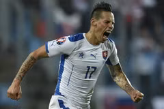 Marek Hamsik trong màu áo Slovakia. (Nguồn: realsport101.com)