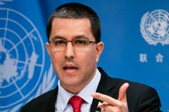 Ngoại trưởng Venezuela Jorge Arreaza. (Nguồn: AFP)