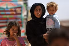 Người dân Syria ở Idlib. (Nguồn: AFP)
