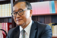 Ông Sam Rainsy - cựu thủ lĩnh đảng Cứu nguy Dân tộc Campuchia. (Nguồn: Asia Media Centre)