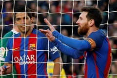 Messi và Suarez giúp Barcelona thắng đậm. (Nguồn: Reuters)