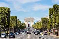 Đại lộ Champs Elysees ở thủ đô Paris. (Nguồn: Getty Images)