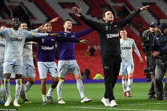 Lampard đã có thành tích khá ấn tượng khi đưa các học trò vượt qua MU giành vé đi tiếp