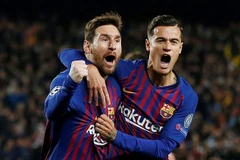 Messi và Coutinho cùng ghi bàn giúp Barcelona hạ M.U.