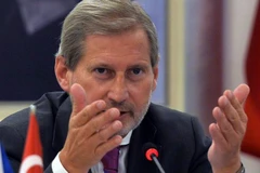 Ủy viên phụ trách mở rộng EU Johannes Hahn. (Nguồn: AFP)