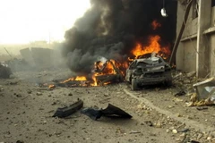 Hiện trường một vụ đánh bom ở Baghdad. (Nguồn: iraqinews.com)