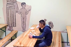 Một người di cư tại Đức. (Nguồn: AP)