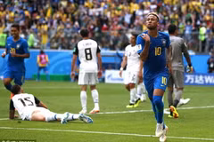 Neymar có bàn thắng đầu tiên tại World Cup 2018.