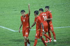 U22 Myanmar dễ dàng vào bán kết SEA Games 29. (Nguồn: MFF)